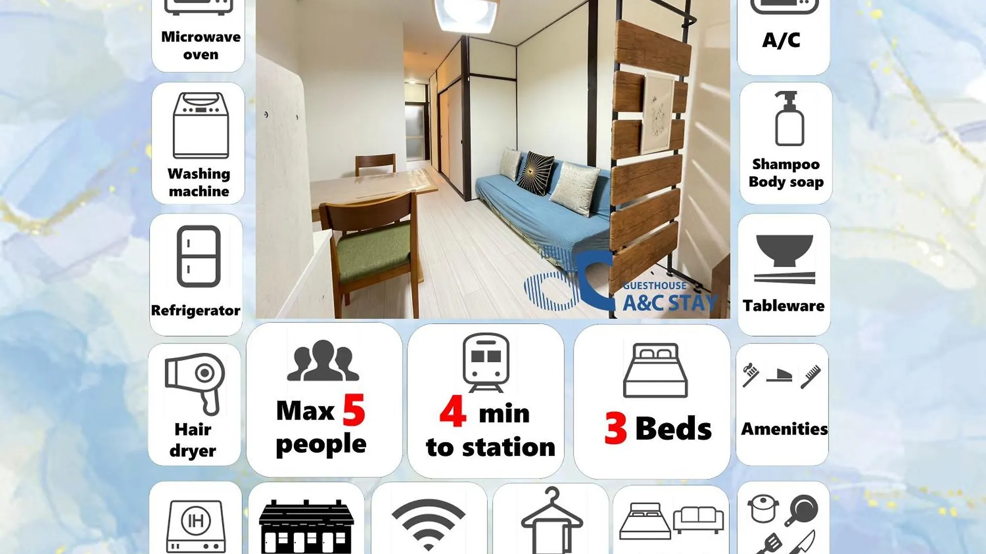 A&C House 新大阪2 Apartment 0*, Osaka Japan